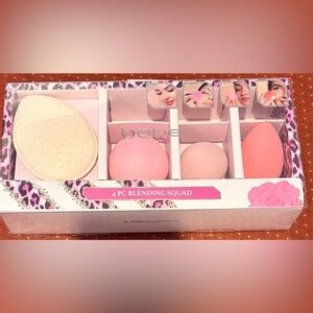 Bebe-4-Piece Blending Squad - Cream and Pink